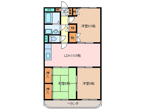 松阪駅 徒歩28分 4階の物件間取画像